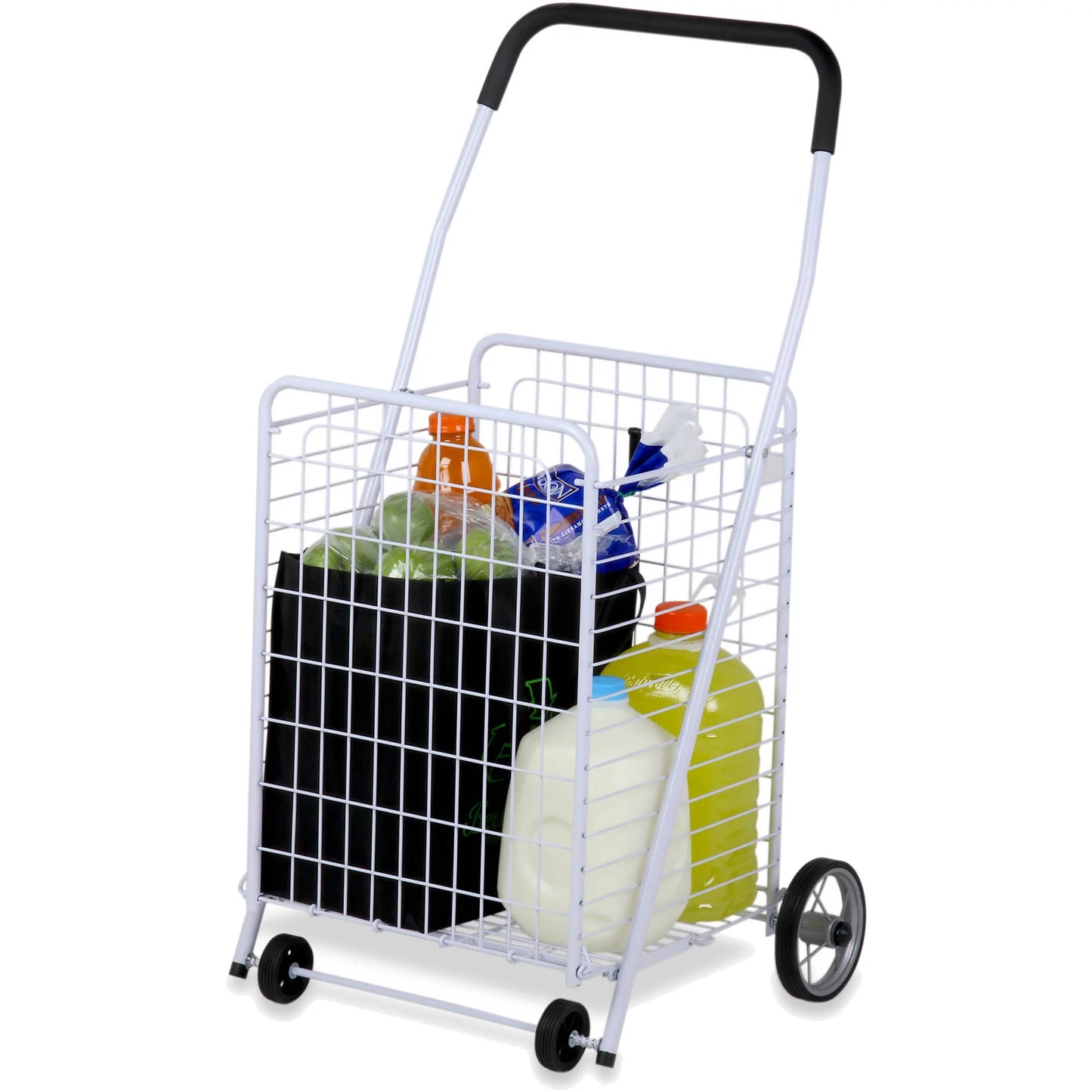 Honey Can Do White Four Wheel Utility Cart, White