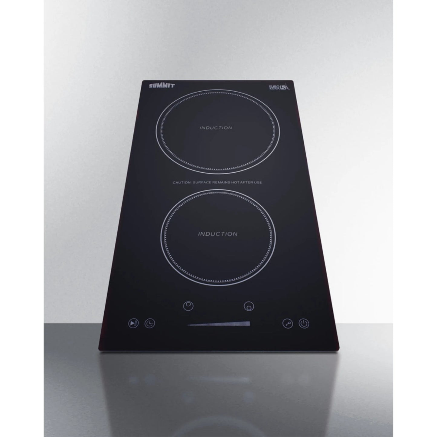 Summit Sinc2b115 12 Wide 2 Burner Induction Cooktop - Black