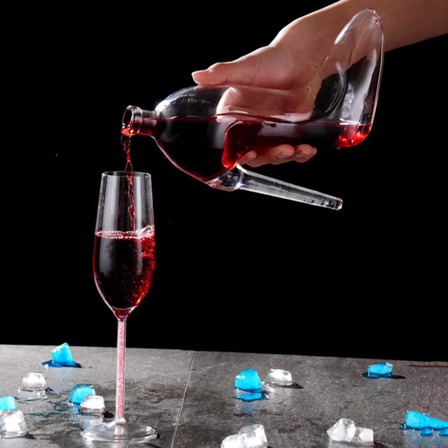 High-heeled Shoes Shape Whisky Decanter Bottle Dispenser