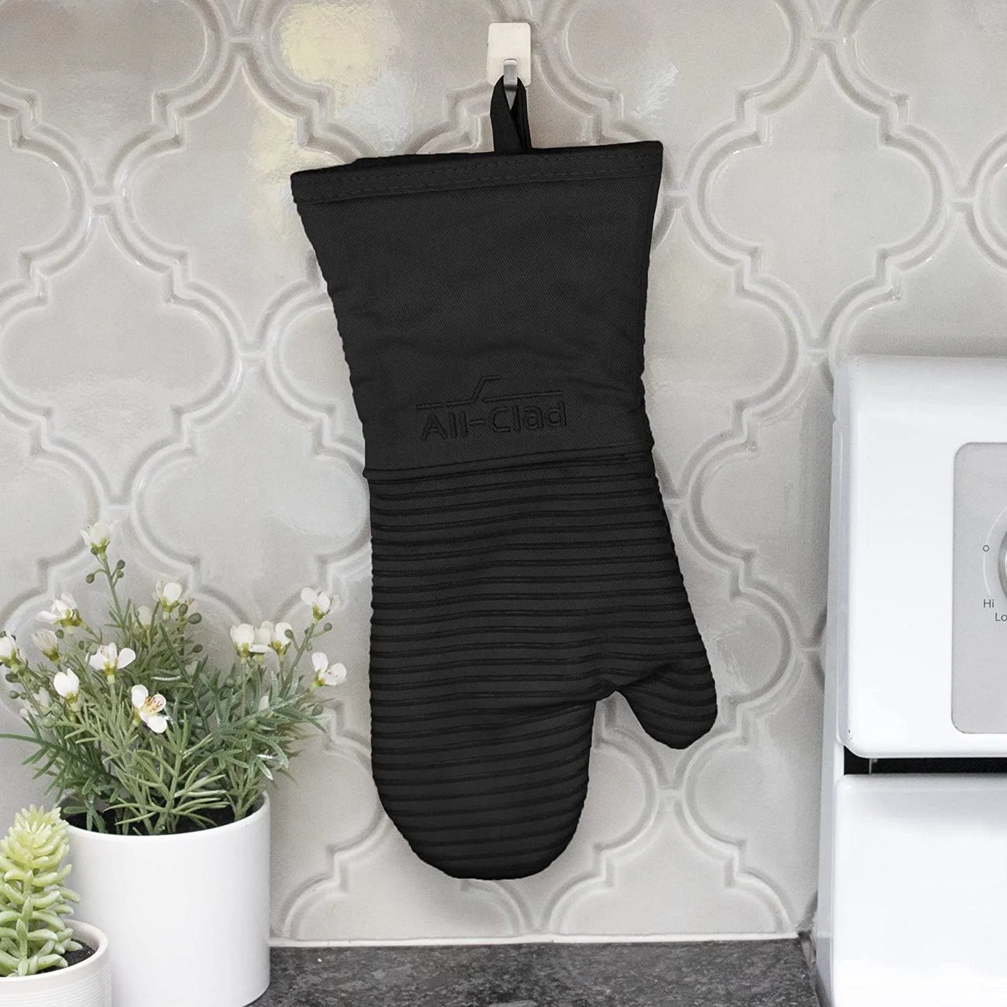 All-Clad Silicone Oven Mitt, 1 Pack, Black