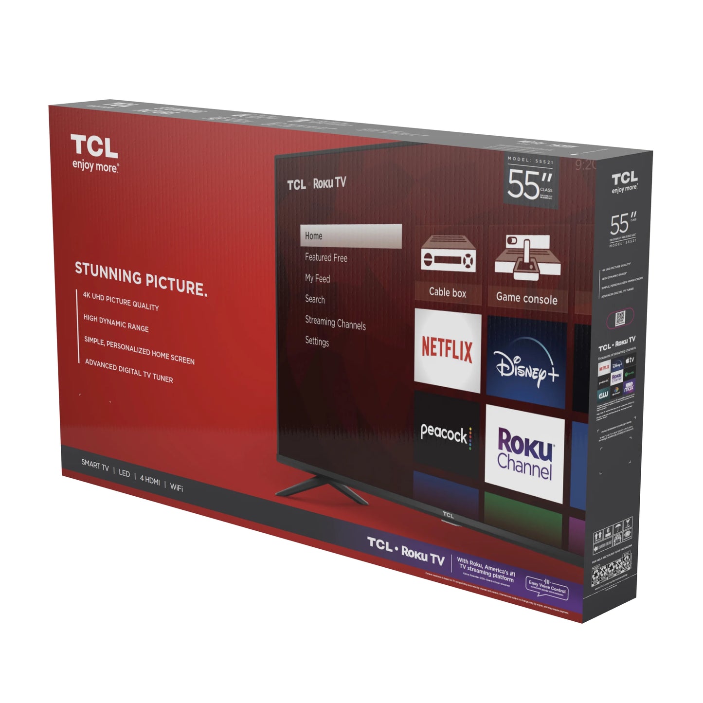 TCL 55 4K UHD HDR Smart Roku TV - 55S21