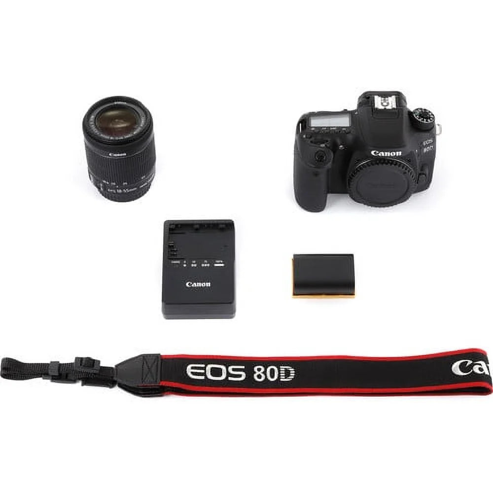 Canon EOS 80D DSLR Camera with 18-55mm Lens