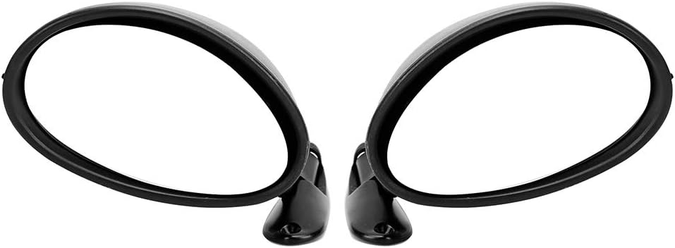 Fydun Pair Rearview Mirror Oval Side ABS Shell Car Style Left Side Mirror