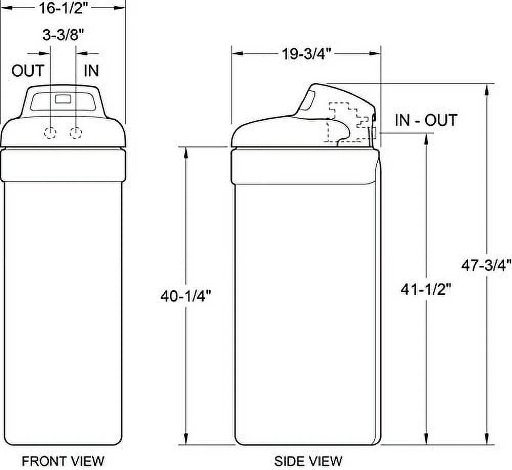 EcoPure 236987 42K Water Softer Unit