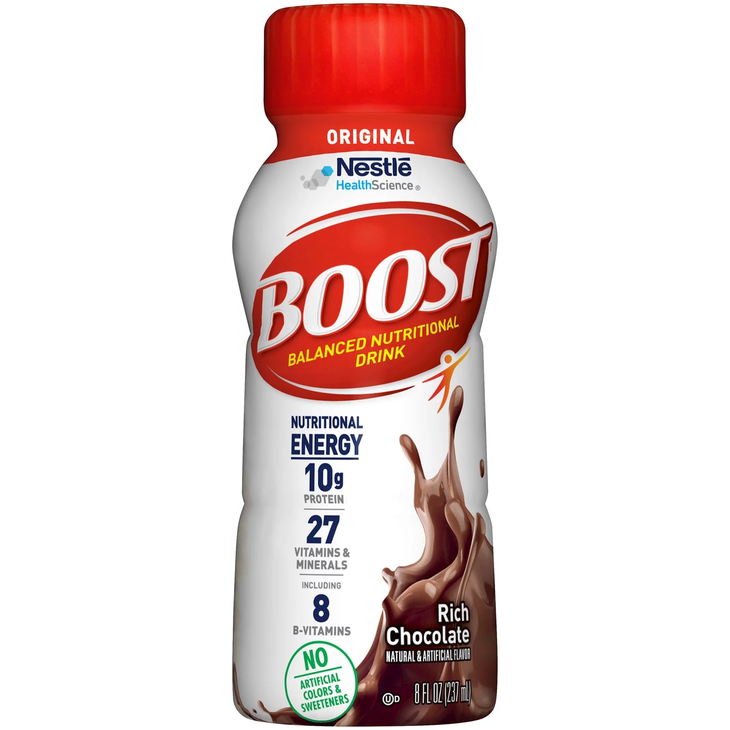 Boost 06753600 Nutritional Rich Chocolate Drink, Case of 24
