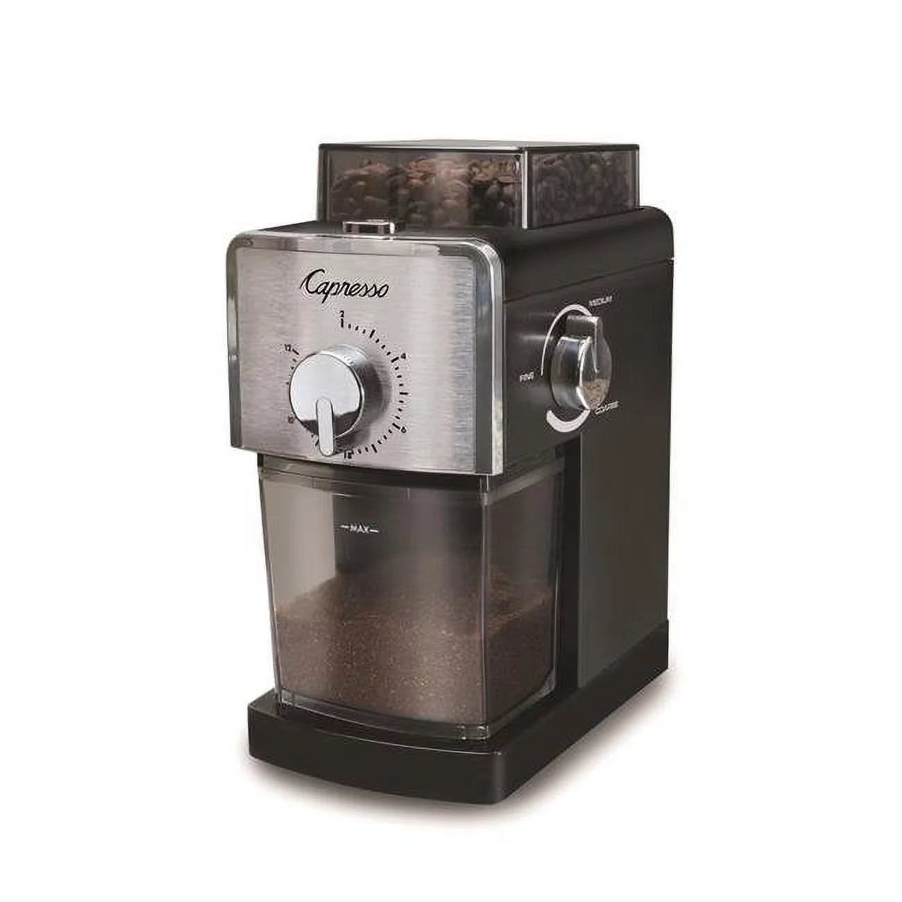 6405617 8 oz Plastic & Steel Black Coffee Grinder