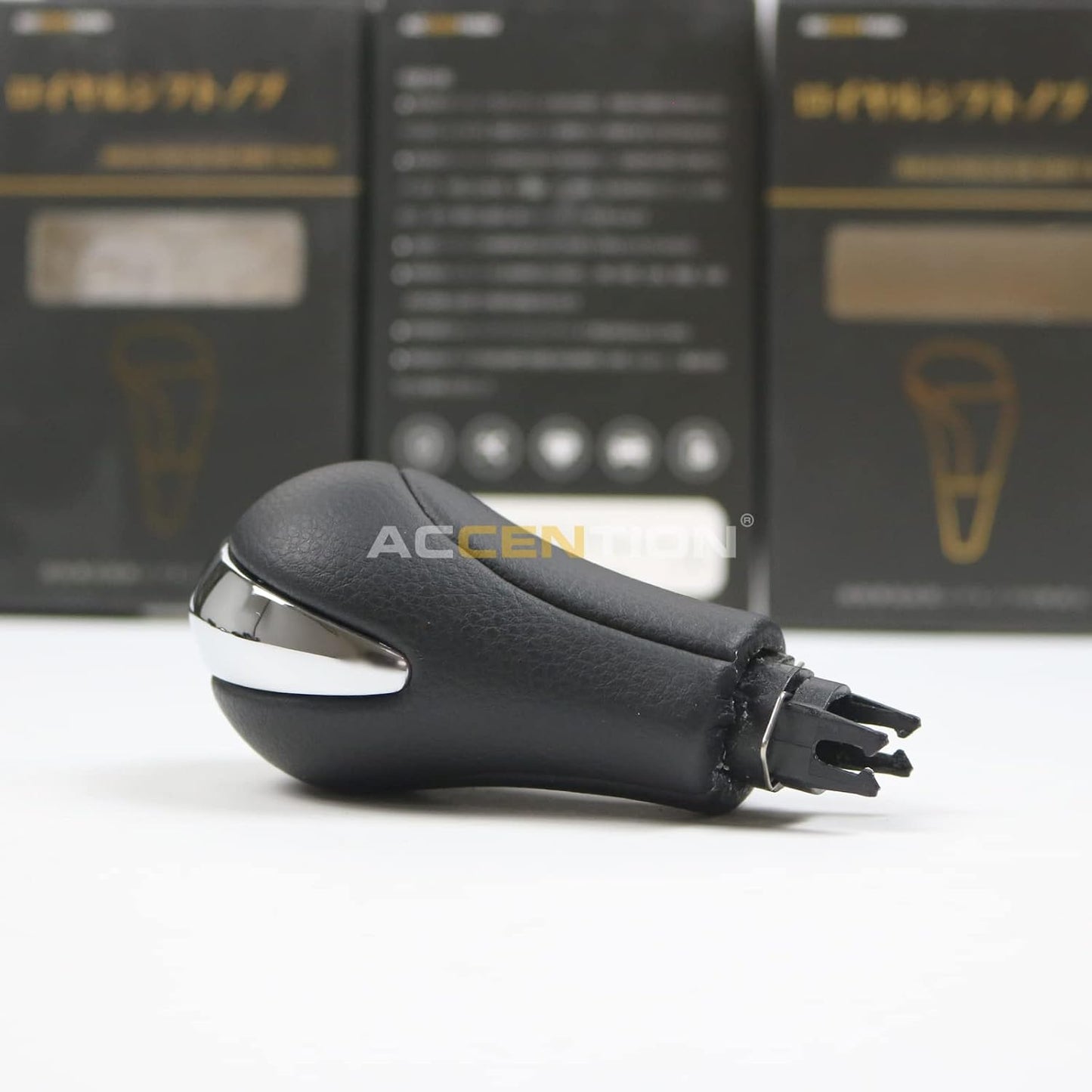 Black Leather Gear Shift Knob for Nissan Infiniti G25 G37 FX37 EX37 QX70 Q60 QX50