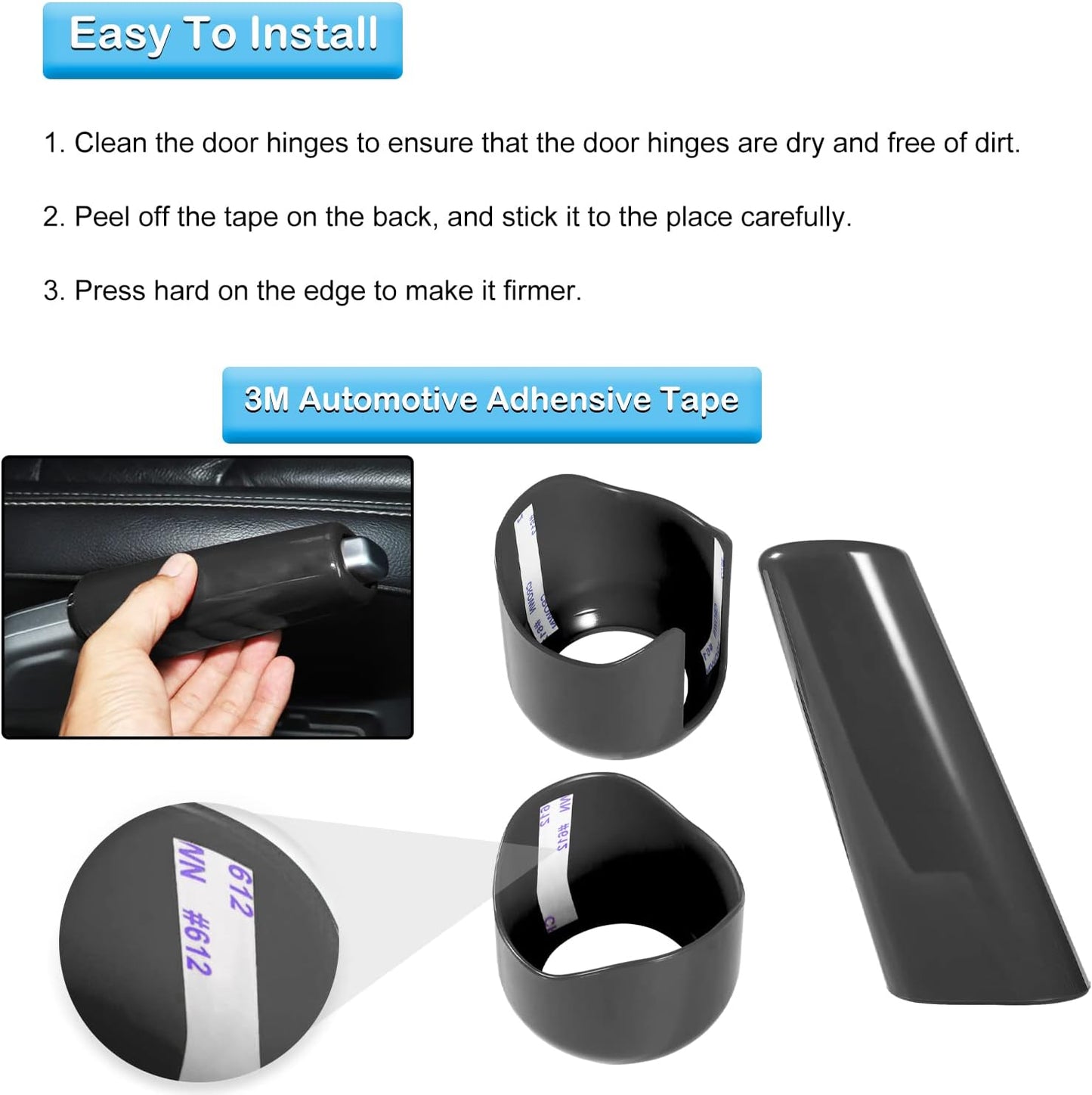 Center Handbrake Brake Cover & Gear Shift Knob Cover & Drive Mode Shift Knob Cover Trim Interior Accessories Fit for 2018-2022 Jeep Wrangler JL JLU, for Jeep Gladiator JT 2020-2021 (Grey)