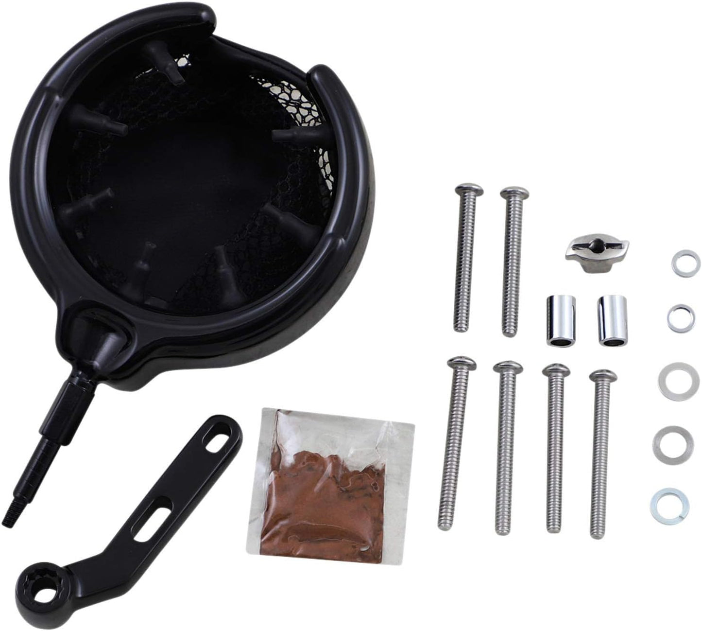 Kuryakyn 1462 Universal Drink Holder Basket for Clutch/Brake Perch Mount