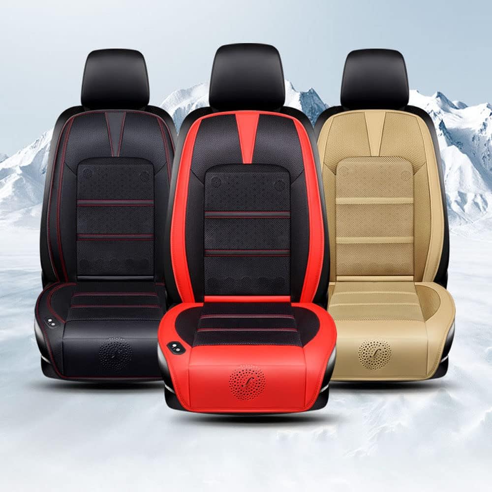 Car Ventilated Cushion Automotive Cooling Seat Cover Summer Seat Cooler Comfortable & Breathable with 8 Fans 3 Adjustable Wind Speeds for Car Truck SUV RV
