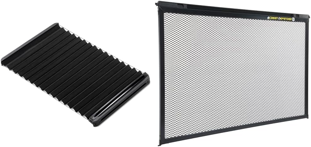 Lippert Components 786037 Thin Shade Ready RV Window Shade for Prepped LCI Entry Doors, black