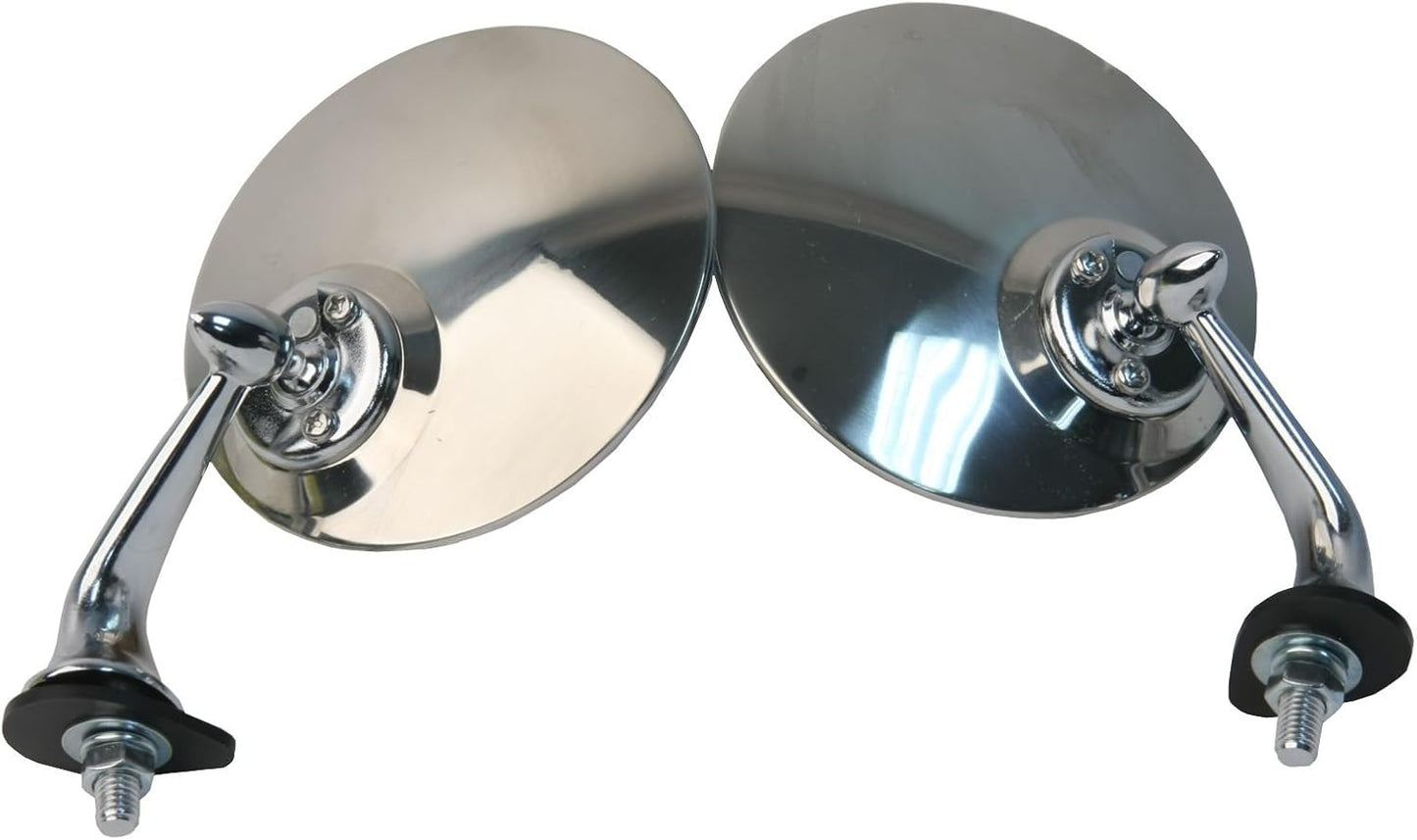 URO Parts MH3C Lucas Style Convex Glass Door Mirror - Pair