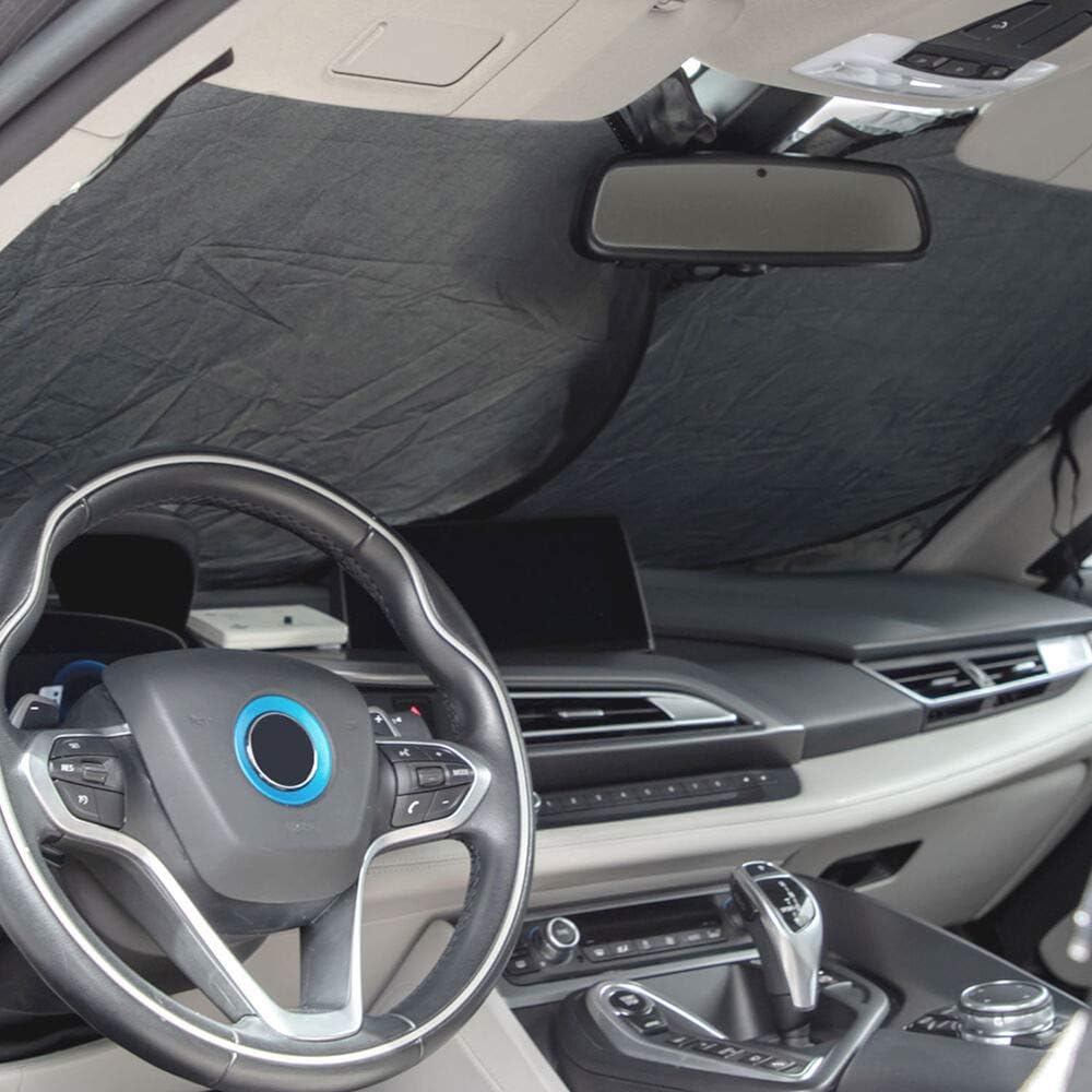 Car Sun Shade for Windshield - Foldable Sunshade Window Visor Reflector - Front Sunshield Auto Accessories Best for Car, Truck, Van, SUV
