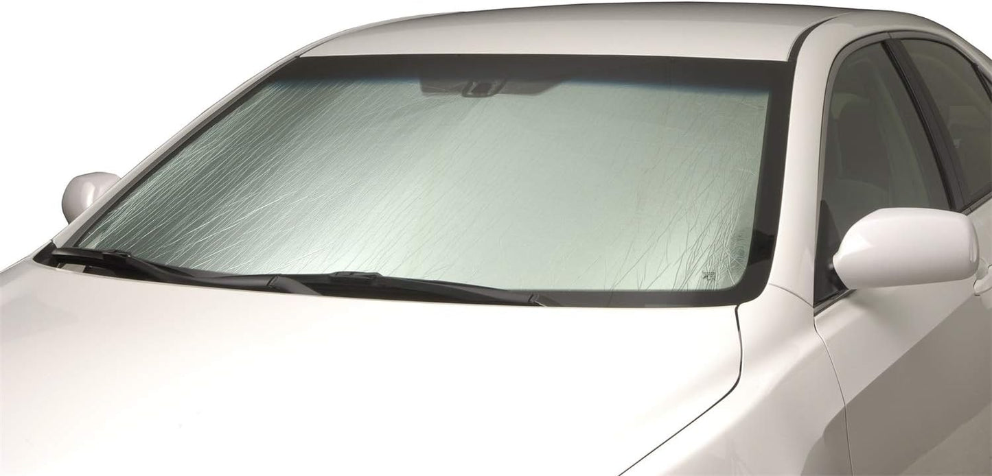 Intro-Tech TT-08 Custom Fit Windshield Sunshade for Select Toyota Highlander Models, w/o Sensor, Silver