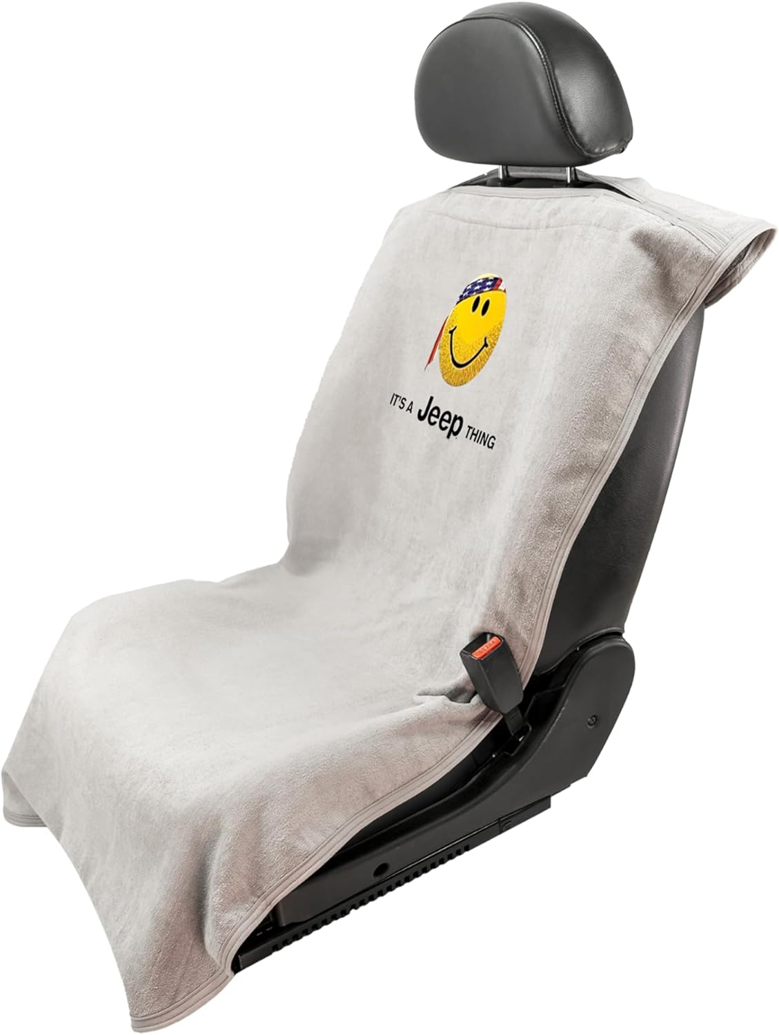 Seat Armour SA100JEPSFT Tan 'Jeep Smiley Face' Seat Cover