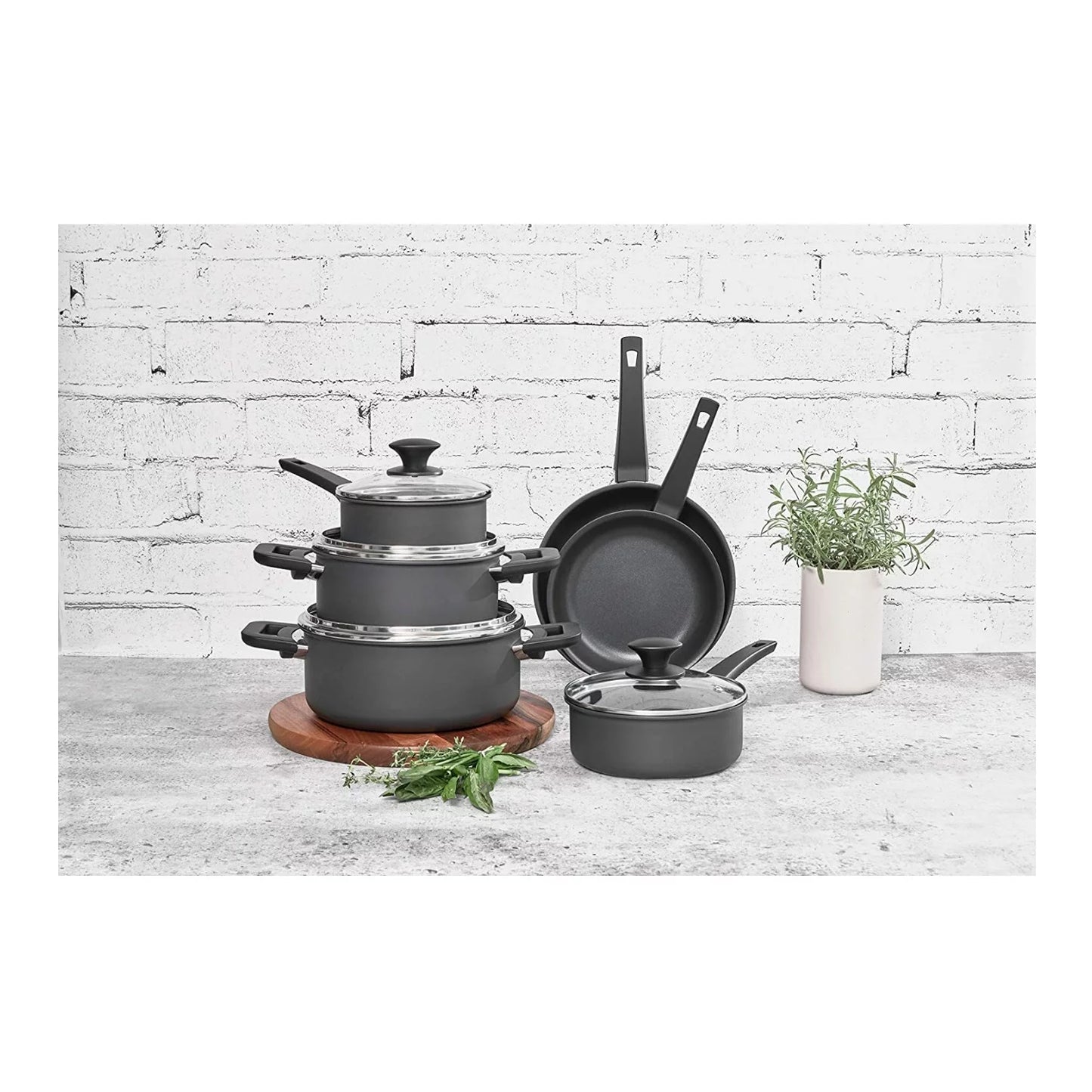 Cuisipro Aluminum Cookware Set (10-piece)
