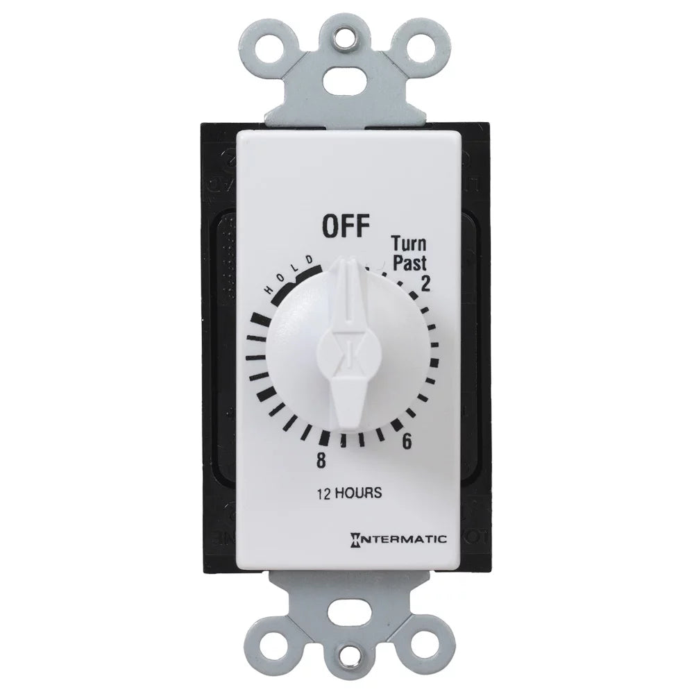 Intermatic Timer,Spring Wound,12 Hr,Hold Feature FD12HHW