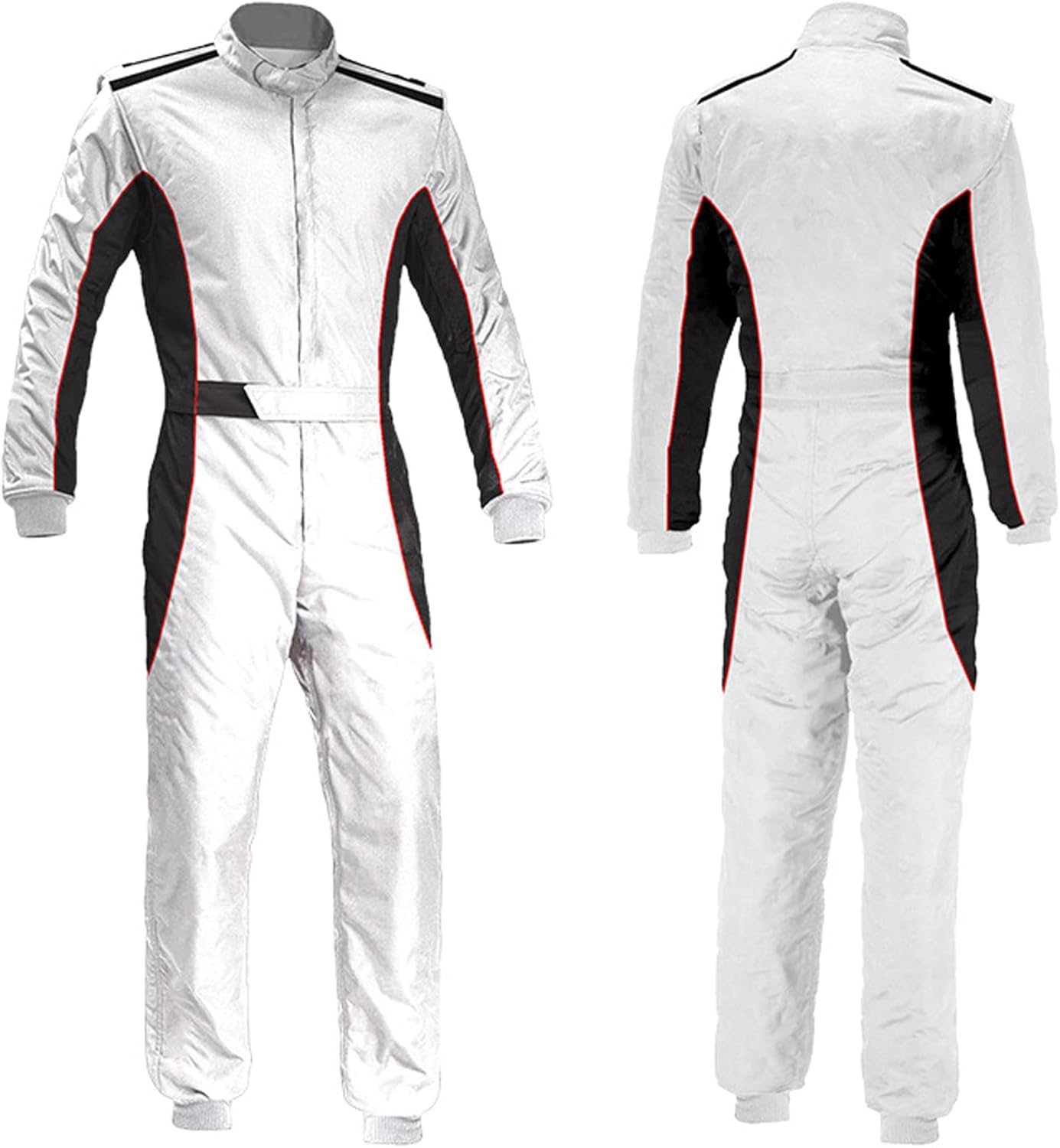 Legou Kart Racing Suit One Piece Track Racing Suit Karting Suit Black L