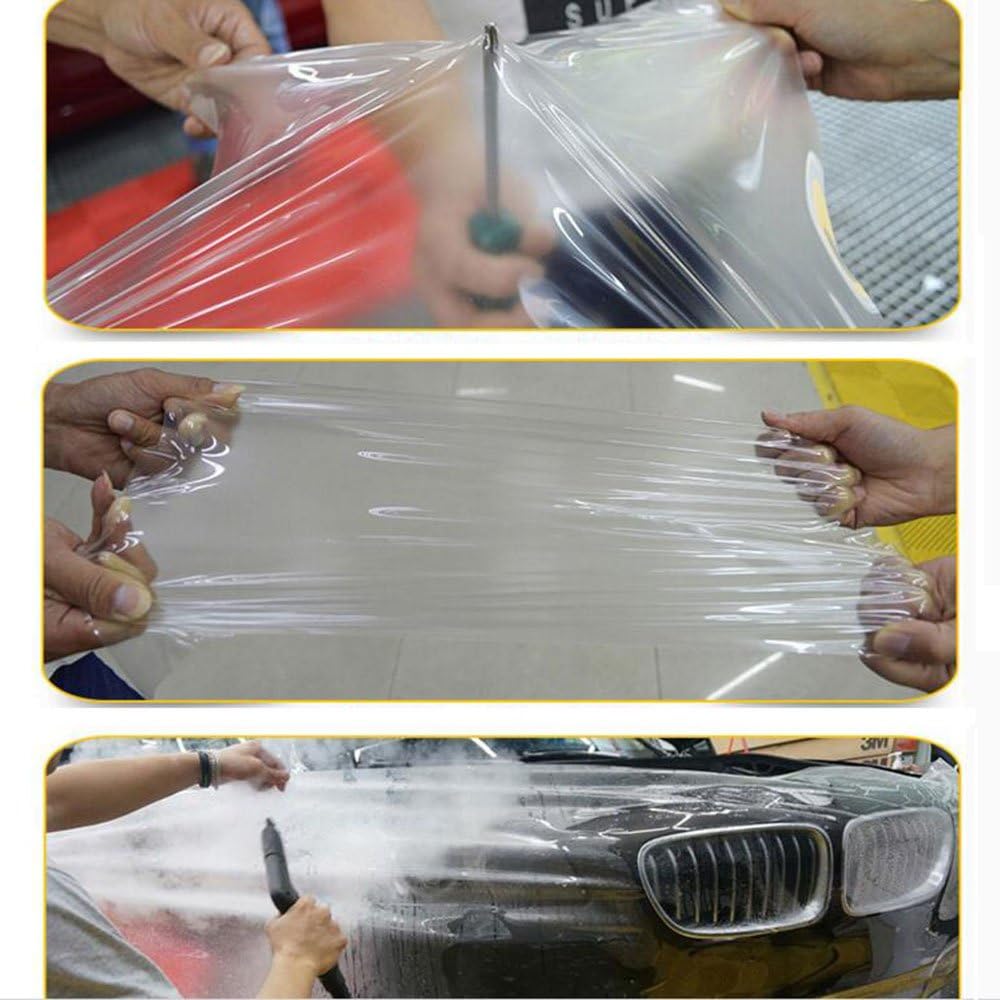 HOHOFILM PPF Paint Protection Film Car Paint Protect Anti-Scratch Film Vinyl Wrap Rhino Skin Film Clear 40"x118"