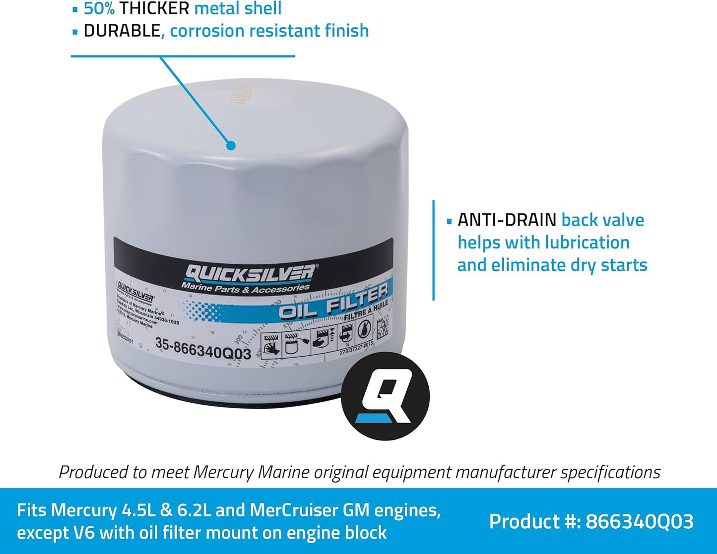 Quicksilver Oil Filter