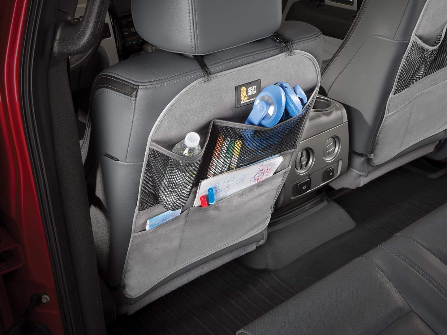 WeatherTech Seat Back Protector - Kick Mat and Organizer for The Back of Your Seat (Cocoa)