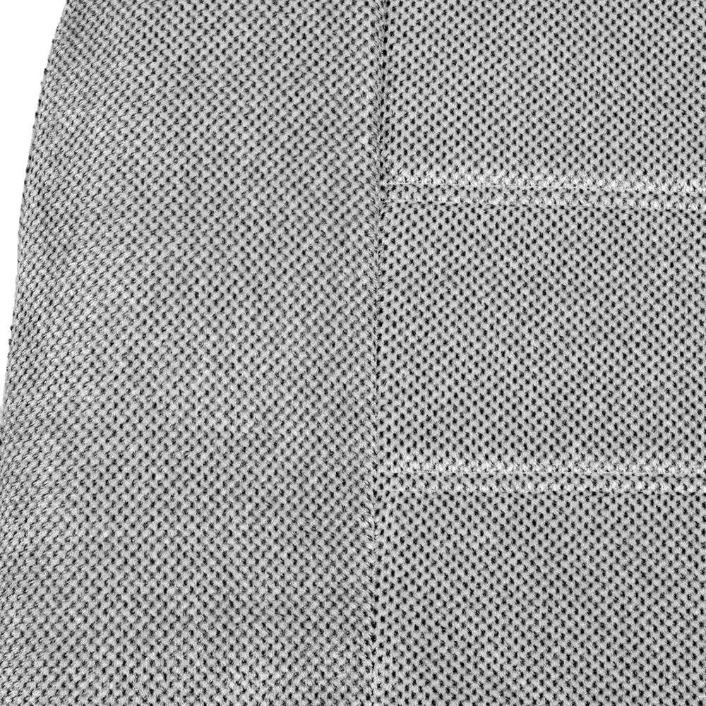 BDK SC1902 Gray Universal Fit 4-Piece Regal Fabric High Back Bucket Deluxe Front Car Seat Covers Grey