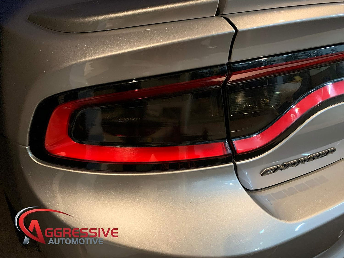 Aggressive Overlays for 2015-2021 Dodge Charger Package Deal - Tail Light - Front & Rear Tinted Side Marker Light Overlays | Precut Smoked Vinyl Tint Film Black Out Dark Smoked (20% Package Deal)