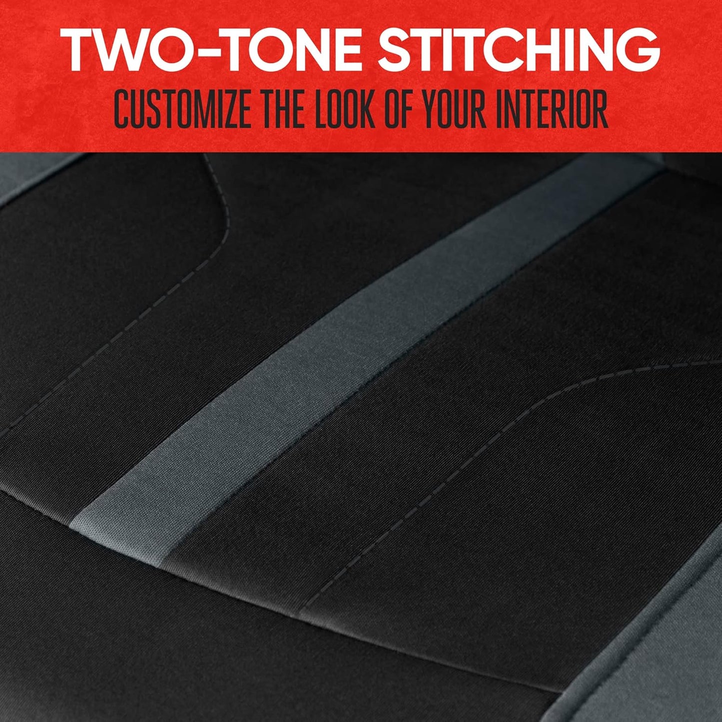BDK Auto MTSC-354-CC: Front Seat Covers 4Pc/Charcoal