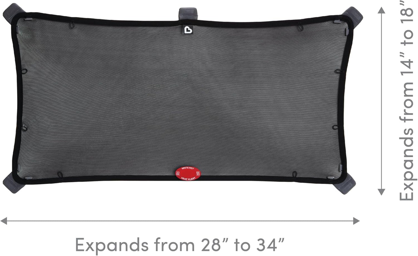 Brica 2PK Magnetic Strech-to-Fit Sunshade