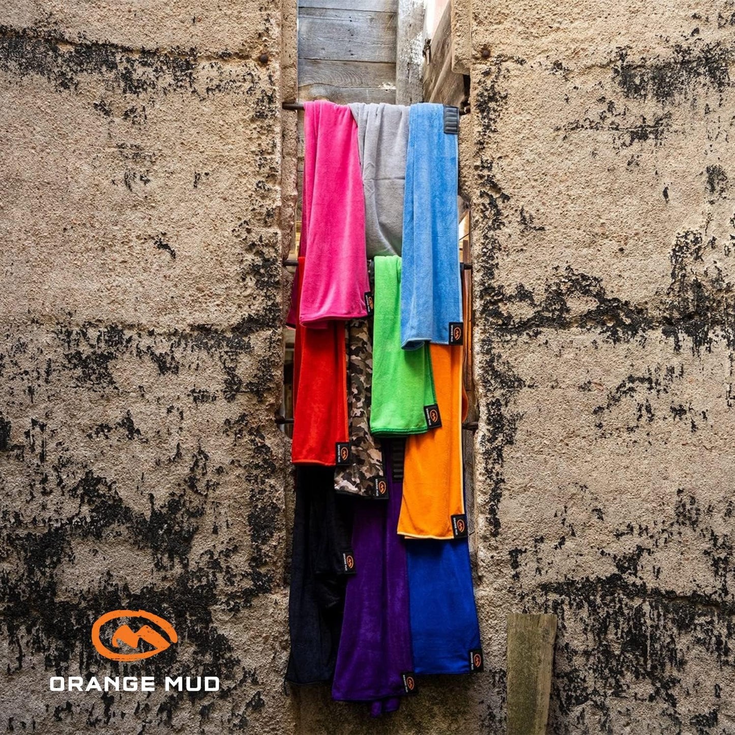 Orange Mud Transition & Seat Wrap V2.0: Microfiber Gym Towel, Seat Wrap & Cover for Athletes, Changing Towel, Gray