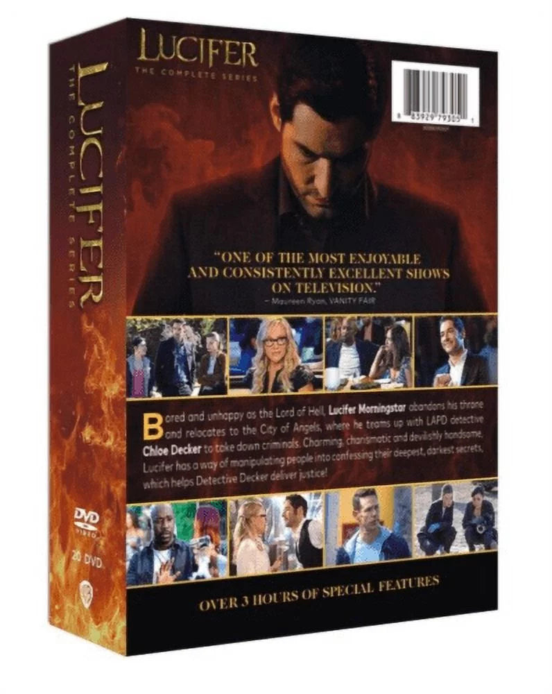 Lucifer: The complete series season 1-6 DVD