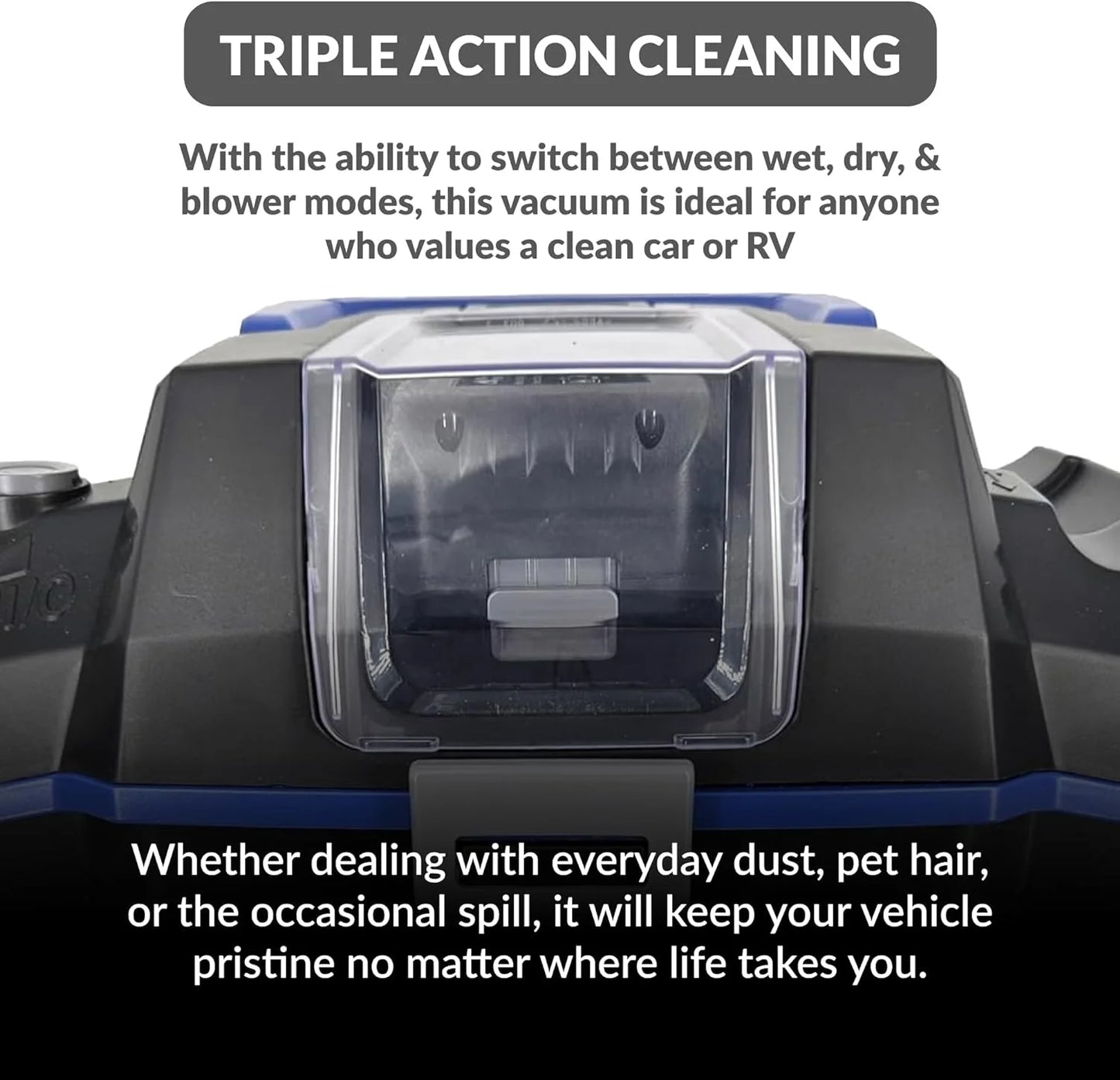 Cordless Wet/Dry Tool & Travel Vacuum