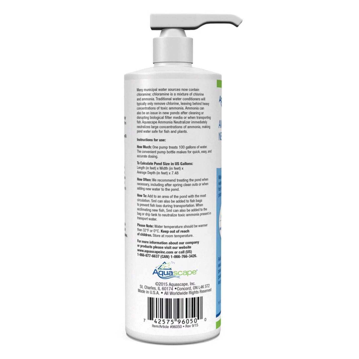 Aquascape Ammonia Neutralizer