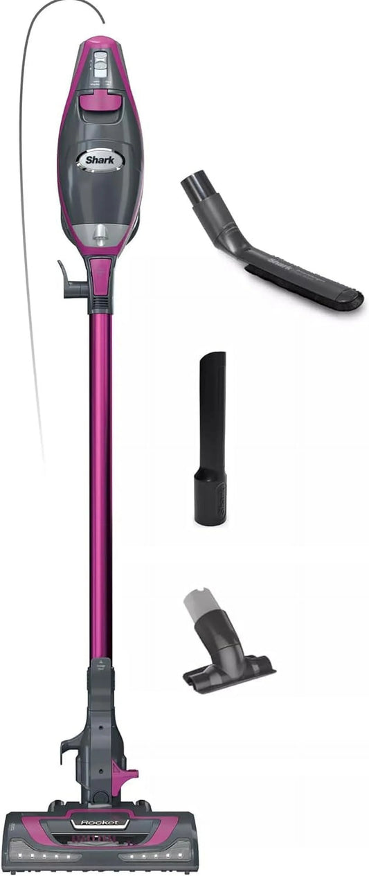 Open Box Shark HV371 Rocket Pro DLX Corded Stick, Removable Hand Vacuum - Fuchsia