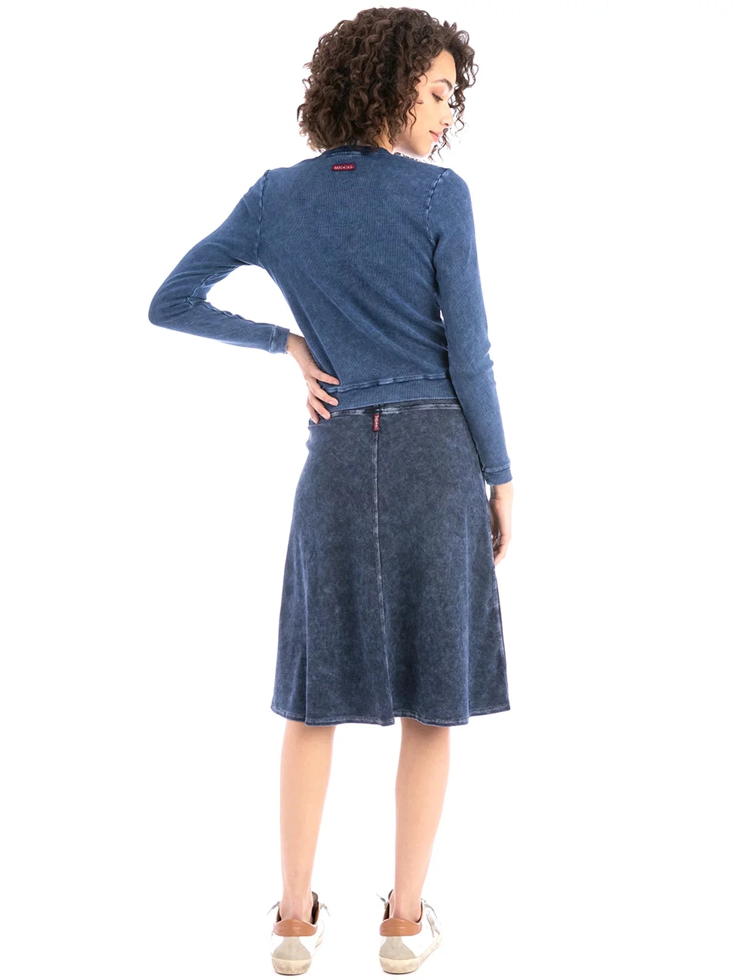 Hardtail Flat Waist Knee Skirt B-145