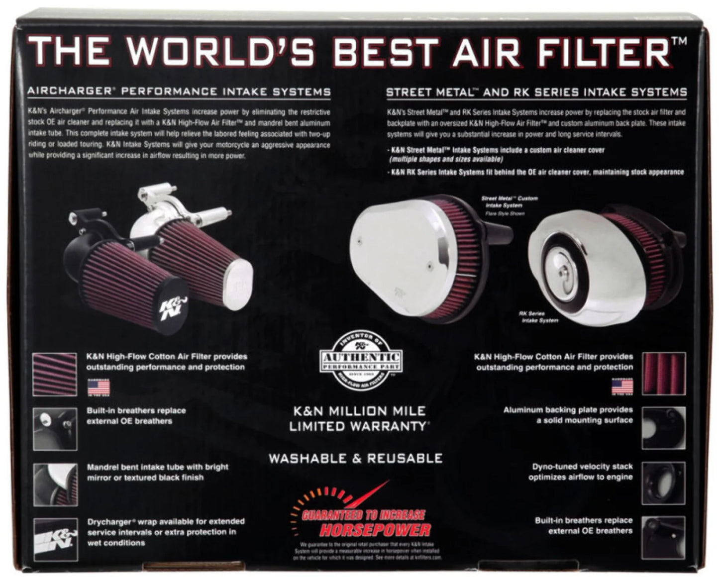 K&N Intake System-Harley Davidson # RK-3946B