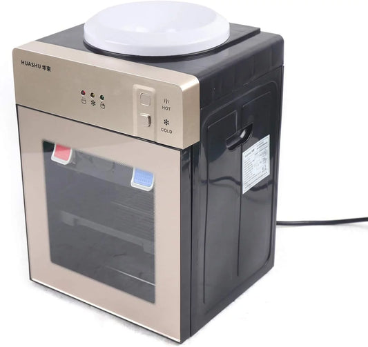 Freestanding Hot and Cold Water Cooler Dispenser Automatic Drinking Machine Champagne Gold