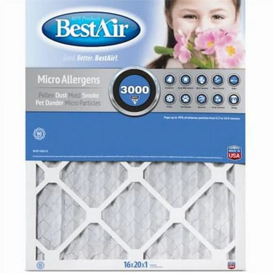 20 x 30 x 1 in. Naturalaire Polyester Synthetic Pleated Air Filter - Pack of 6