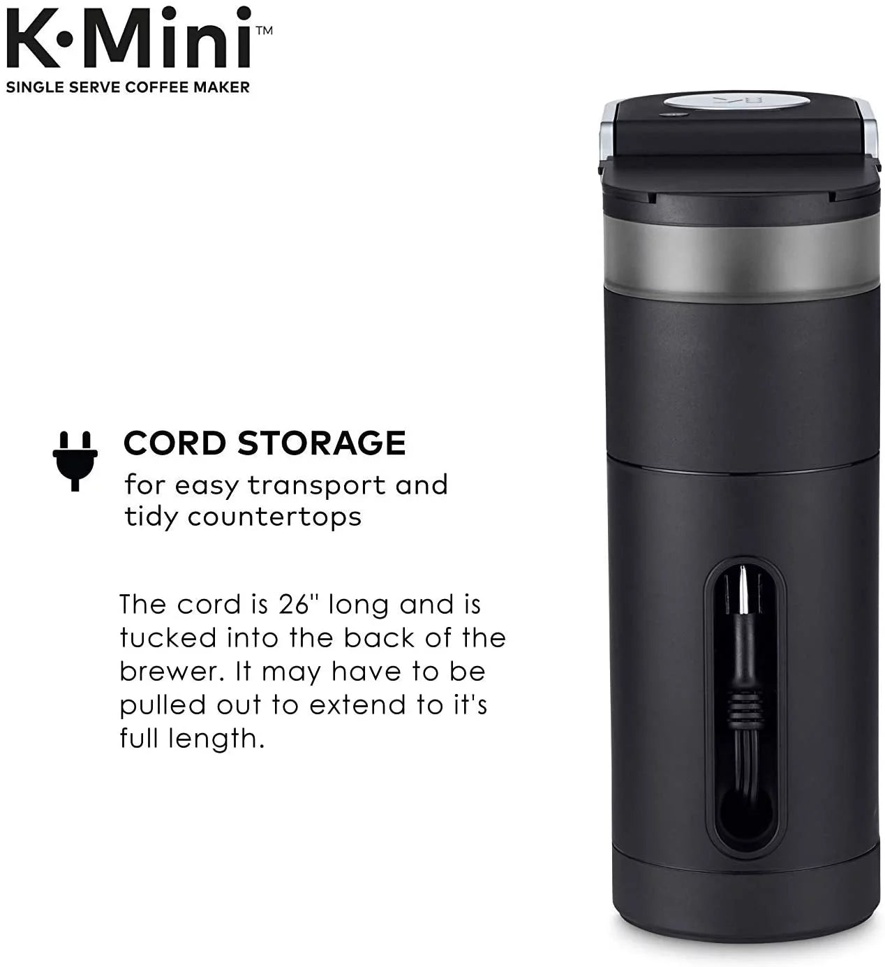 Keurig K-Mini Single Serve Coffee Maker, Black