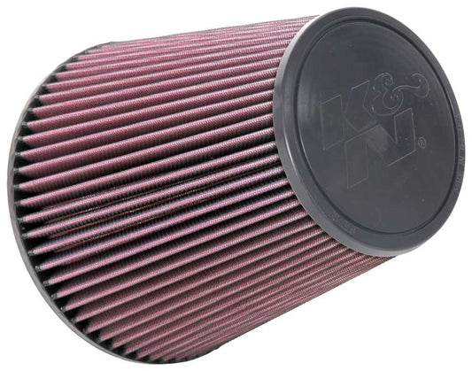 K&N Universal Clamp-On Air Filter: High Performance, Premium, Washable, Replacement Filter: Flange Diameter: 6 In, Filter Height: 8 In, Flange Length: 0.625 In, Shape: Round Tapered, RU-1044XD