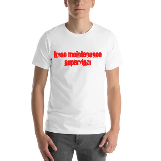 L Hvac Maintenance Supervisor Cali Style Short Sleeve Cotton T-Shirt By Undefined Gifts