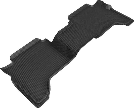 3D MAXpider KAGU Floor Mat (BLACK) compatible with FORD RANGER SUPERCREW 2019-2023 - Second Row