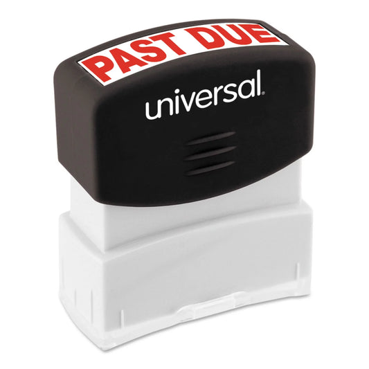 1PC Universal Message Stamp, PAST DUE, Pre-Inked One-Color, Red
