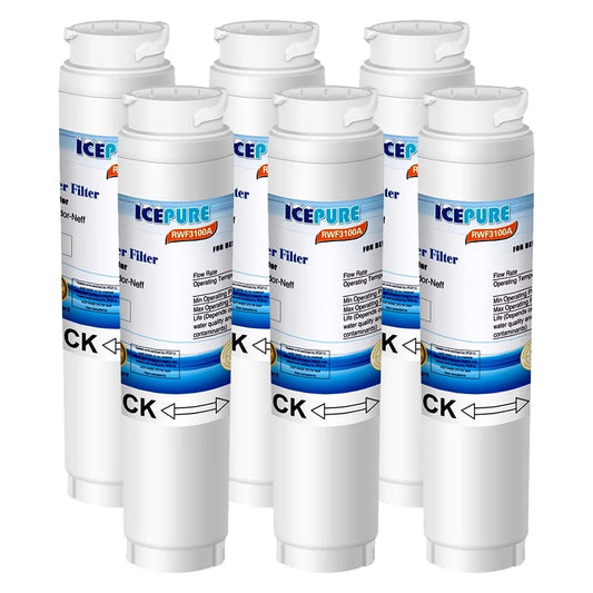 Icepure Replacement For Bosch 740570 Refrigerator Water Filter (6 Pack)