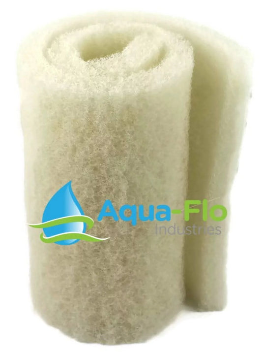 12 x 60 x 2 White Aqua-Flo Coarse Bulk Filter Media Roll for Koi Pond, Waterfall Filters, & Skimmers