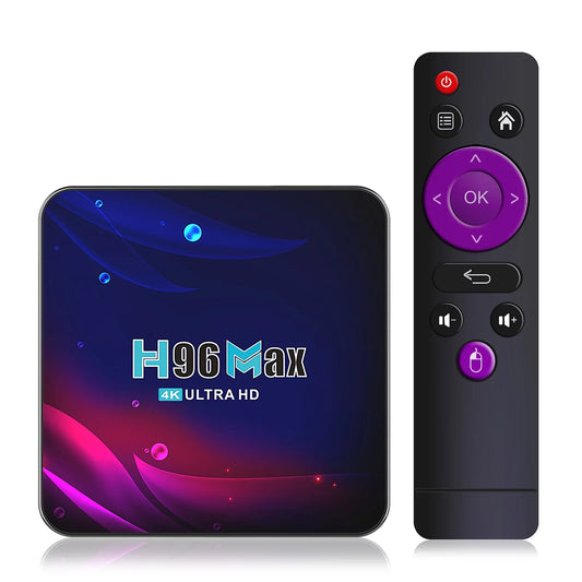 Docooler V11 Android 11.0 Smart  UHD 4K  RK3318 2GB16GB 2.4G5G Dual-band WiFi BT4.0 100M LAN VP9 H.265 Decoding with Remote Control
