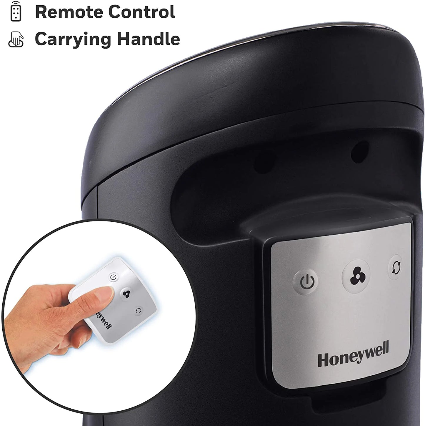 Honeywell QuietSet Whole Room Tower Fan-Black, HYF290B