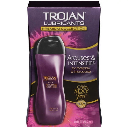 Trojan Personal Lubricant, Arouses And Intensifies - 3 Oz, 2 Pack