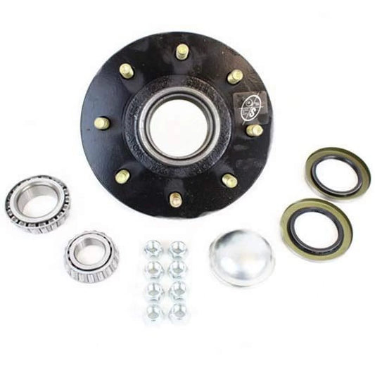 Southwest Wheel 8-hole, 6.5 Bolt Circle Idler Trailer Hub for 7,000 lb Trailer Axle