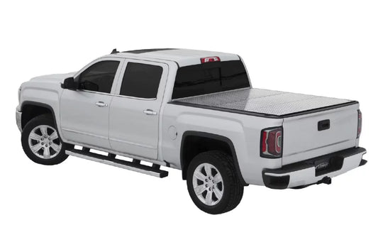 LOMAX 2015-2021 Fits Chevrolet Colorado GMC Canyon 5' Box Diamond Plate Single Tonneau Cover B2020029